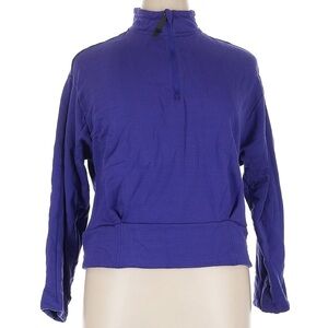 Athleta Deep Purple Quarter Zip. Fleece Pullover